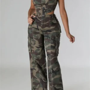 Stealth Chic Camo Two-Piece Set